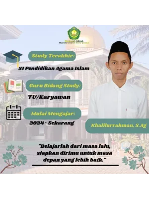 Khalilurrahman, S.Ag