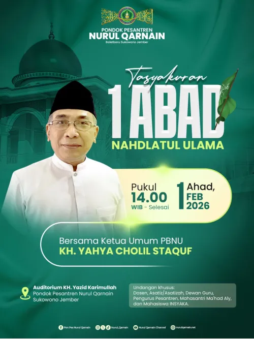 Tasyakuran Harlah 1 Abad Nahdlatul Ulama Digelar Khidmat di Pondok Pesantren Nurul Qarnain
