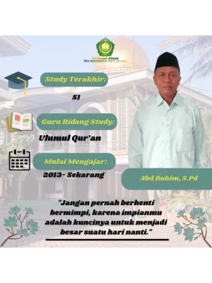 Abd Rohim, S.Pd