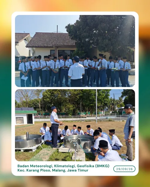 Mengenal Lebih Dekat Dunia Meteorologi melalui Kunjungan Edukatif Siswa/i MANUQA ke BMKG