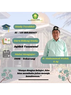 H. Muhammad Wahdi, S.Ag